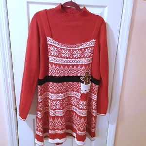Cute Christmas Xhilaration sweater dress, XL